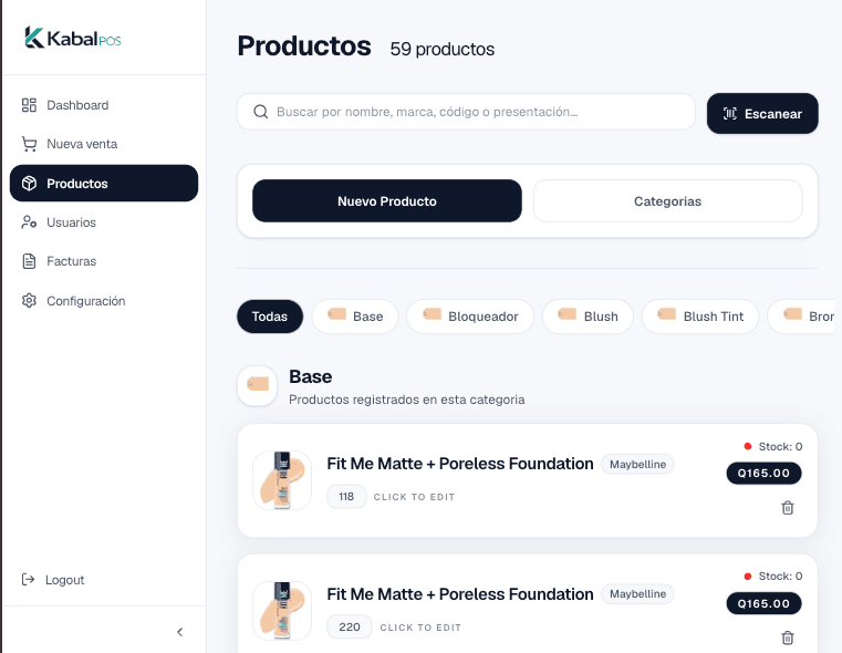 Inventario